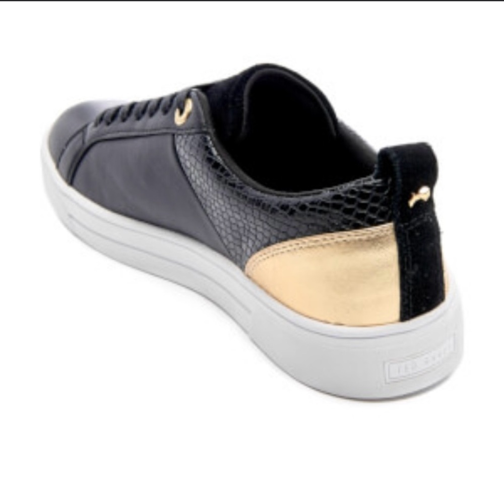 Ted Baker Black and Gold sneakers woman’s size 9 - Picture 3 of 12